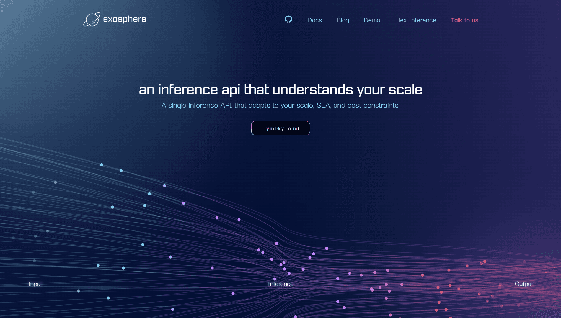 Flexible Inference API | Exosphere image 2