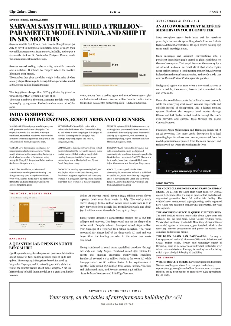 the token times · a monthly newspaper on AI image 3