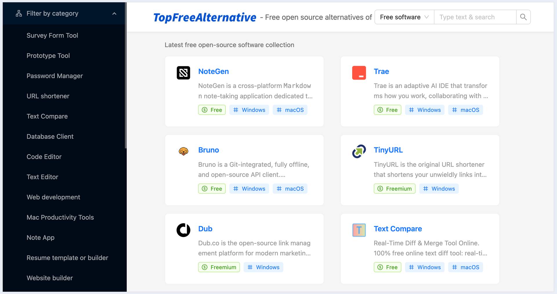 TopFreeAlternative image 1