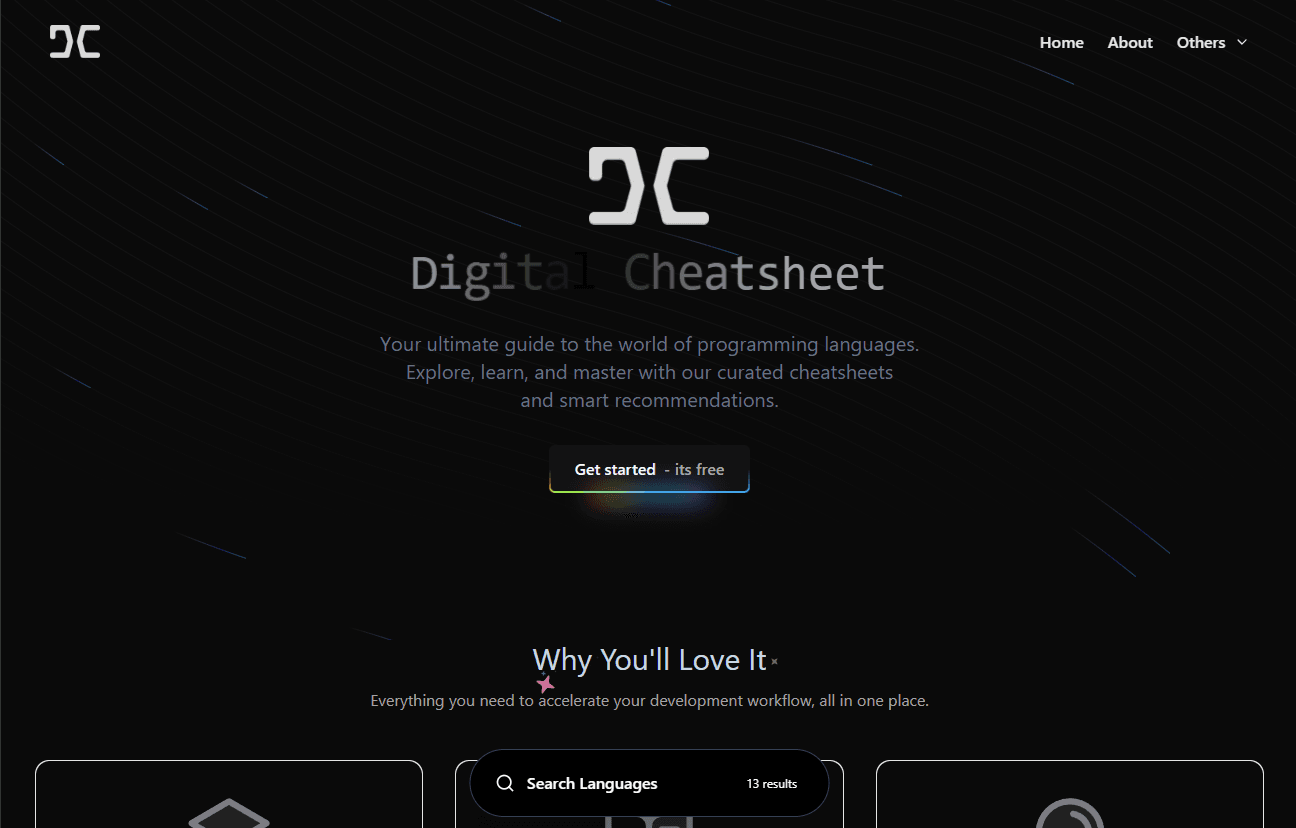 DG Cheatsheet image 1