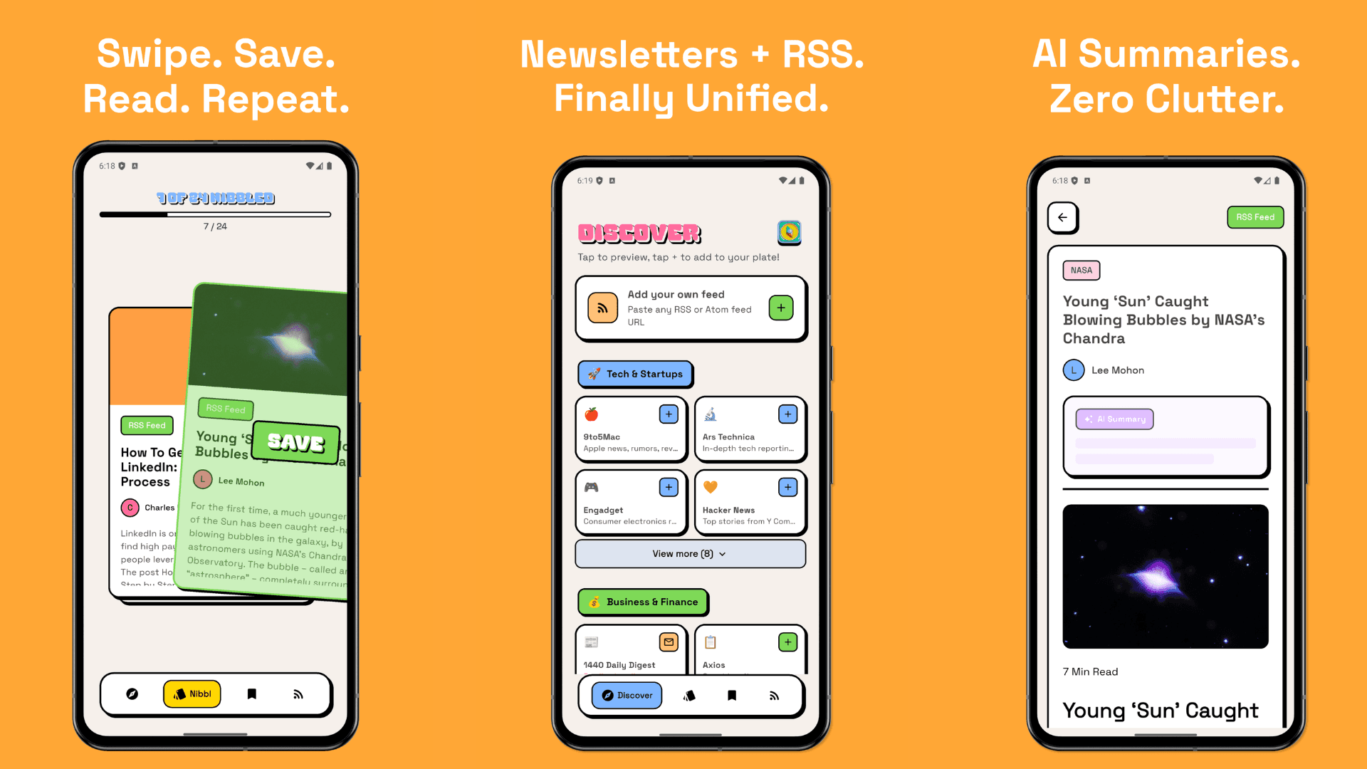 Nibbl — Newsletter & RSS Reader image 3