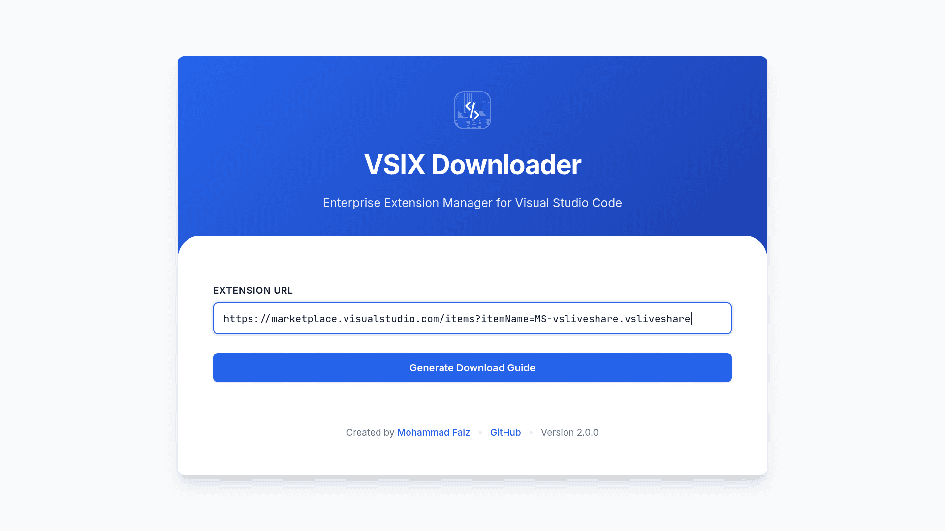 VSIX-Downloader-Toolkit image 2