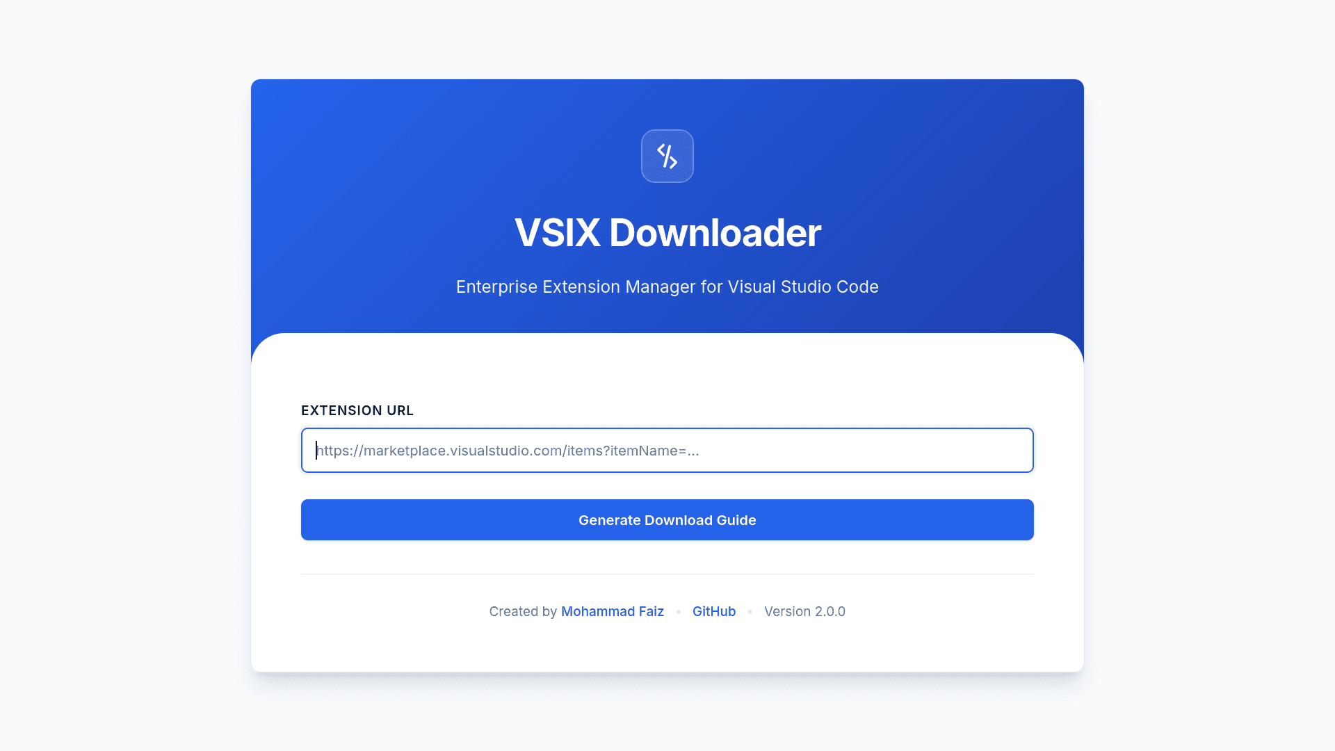 VSIX-Downloader-Toolkit image 1