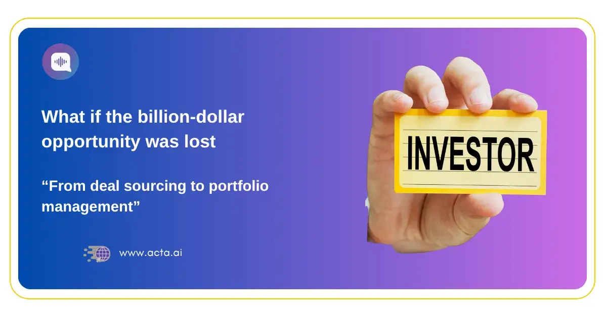 Your next 10x return is buried in yesterday’s meeting.