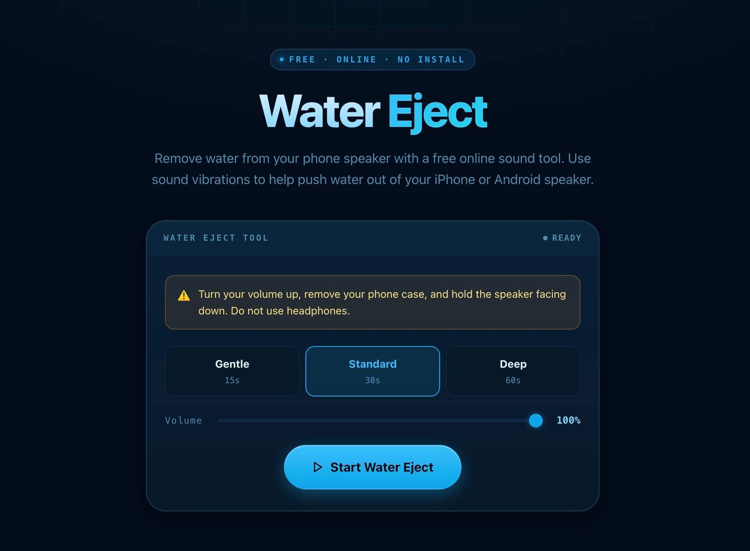 Water Ejection App image 1