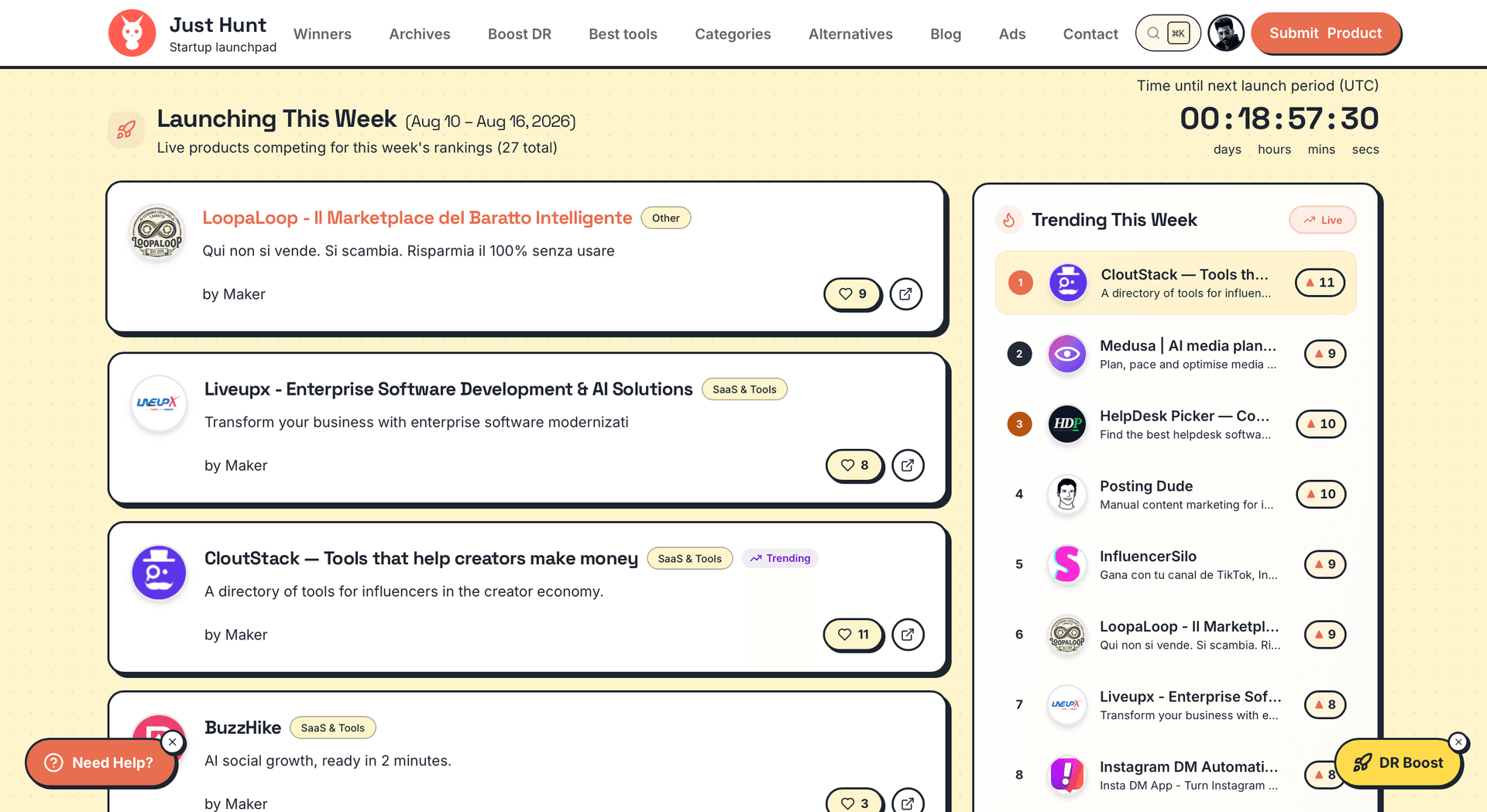 Just Hunt - #1 Startup Launchpad image 2