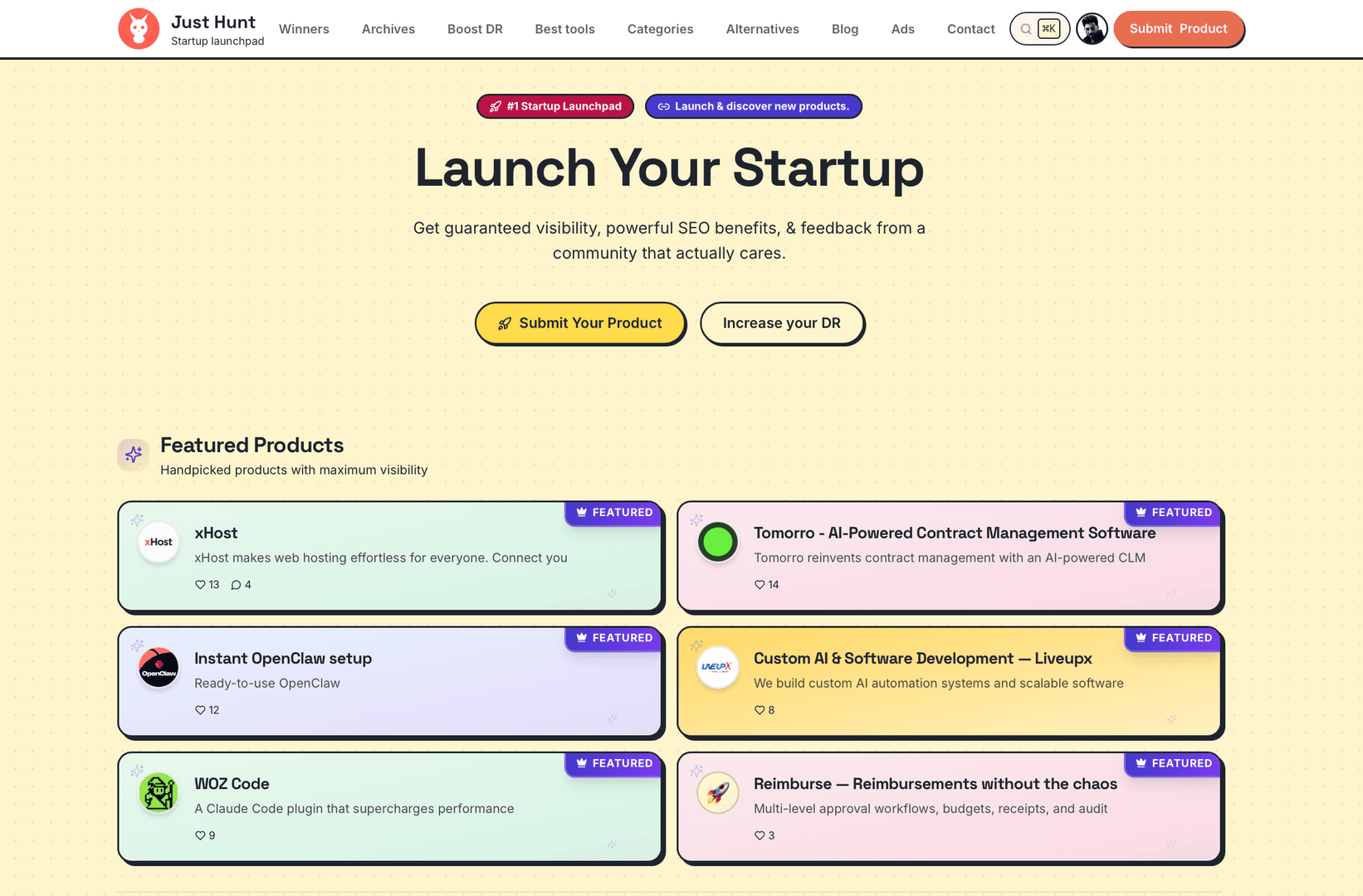Just Hunt - #1 Startup Launchpad image 1