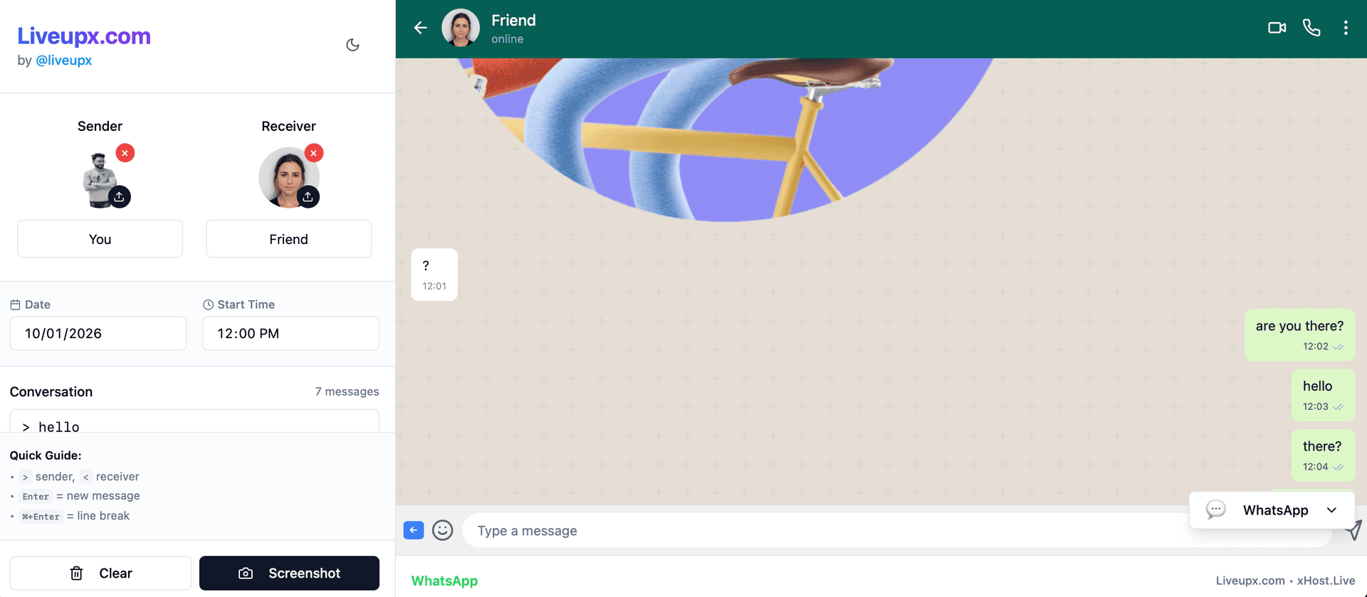 Mimic Social Media Chats image 1