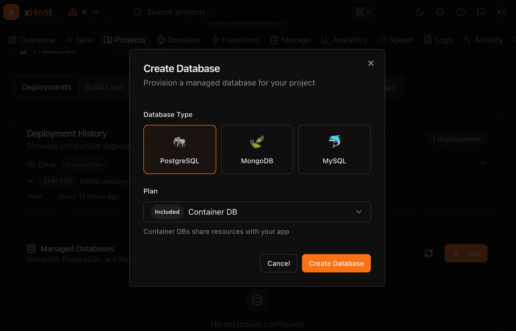 xHost - A best Vercel alternative image 4