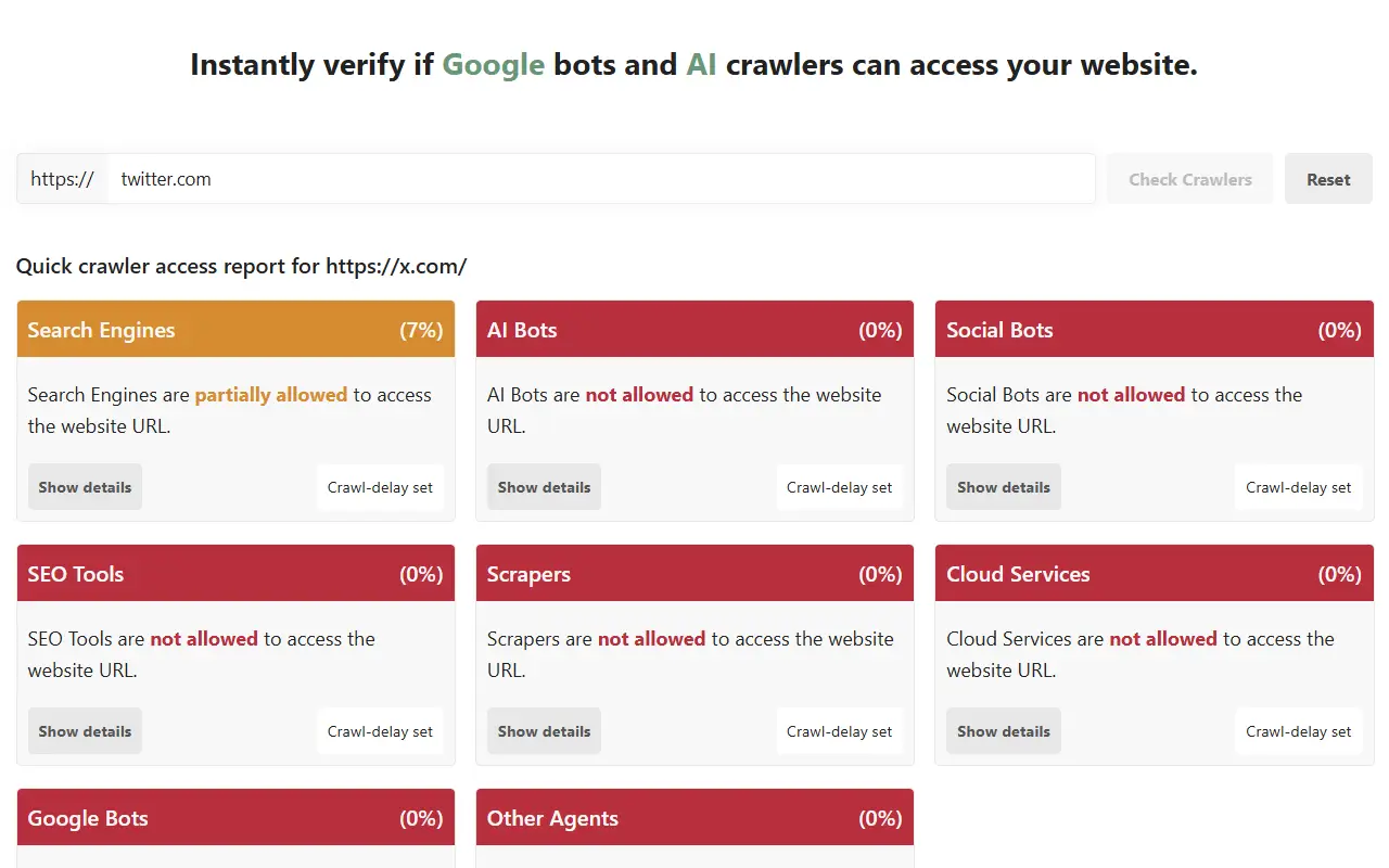 CrawlerCheck: Free Website Crawlability Test image 3