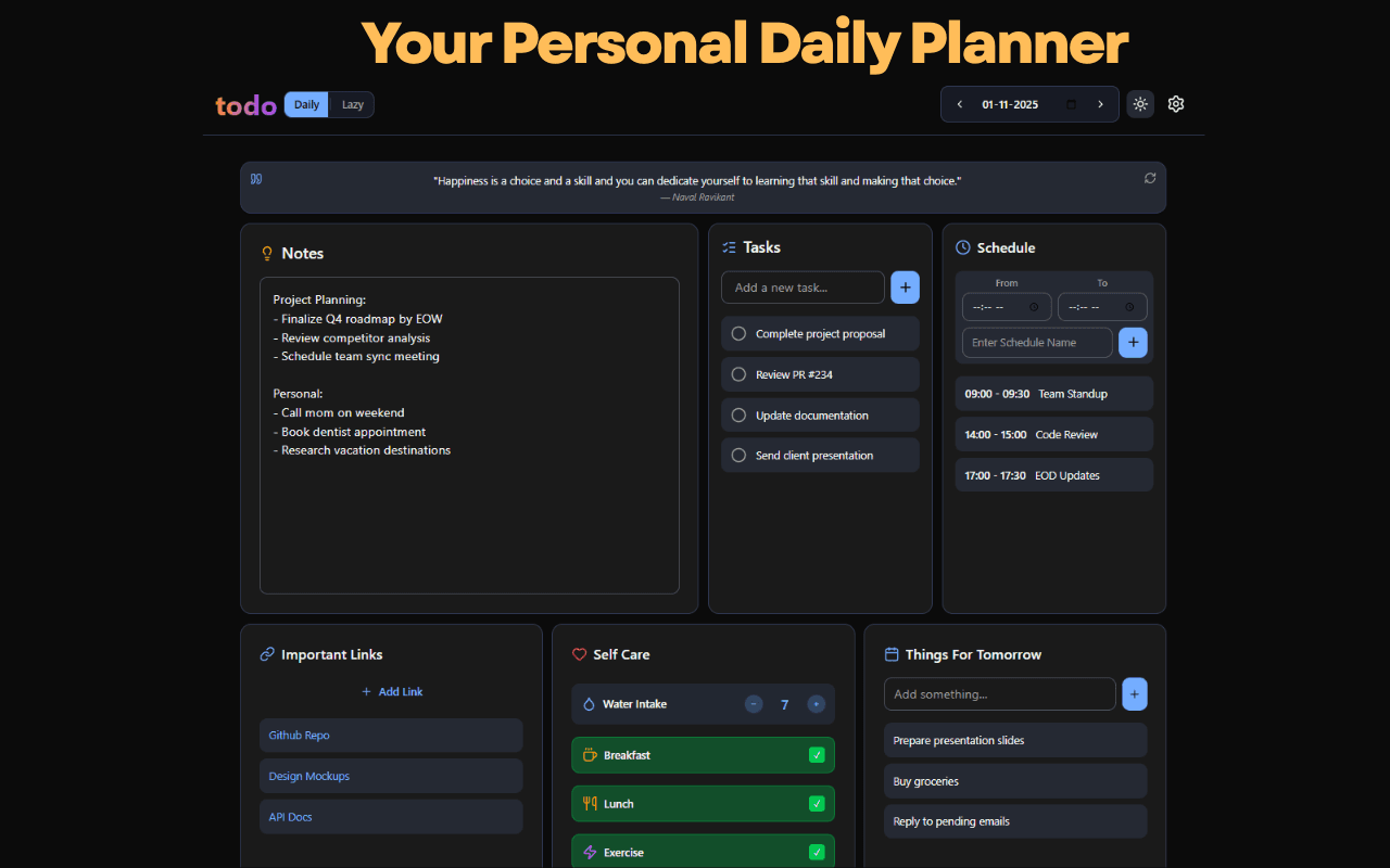 Daily Plannner image 2