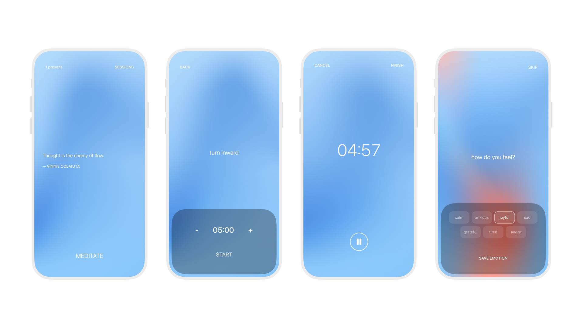 inwards: minimalistic meditation timer image 3
