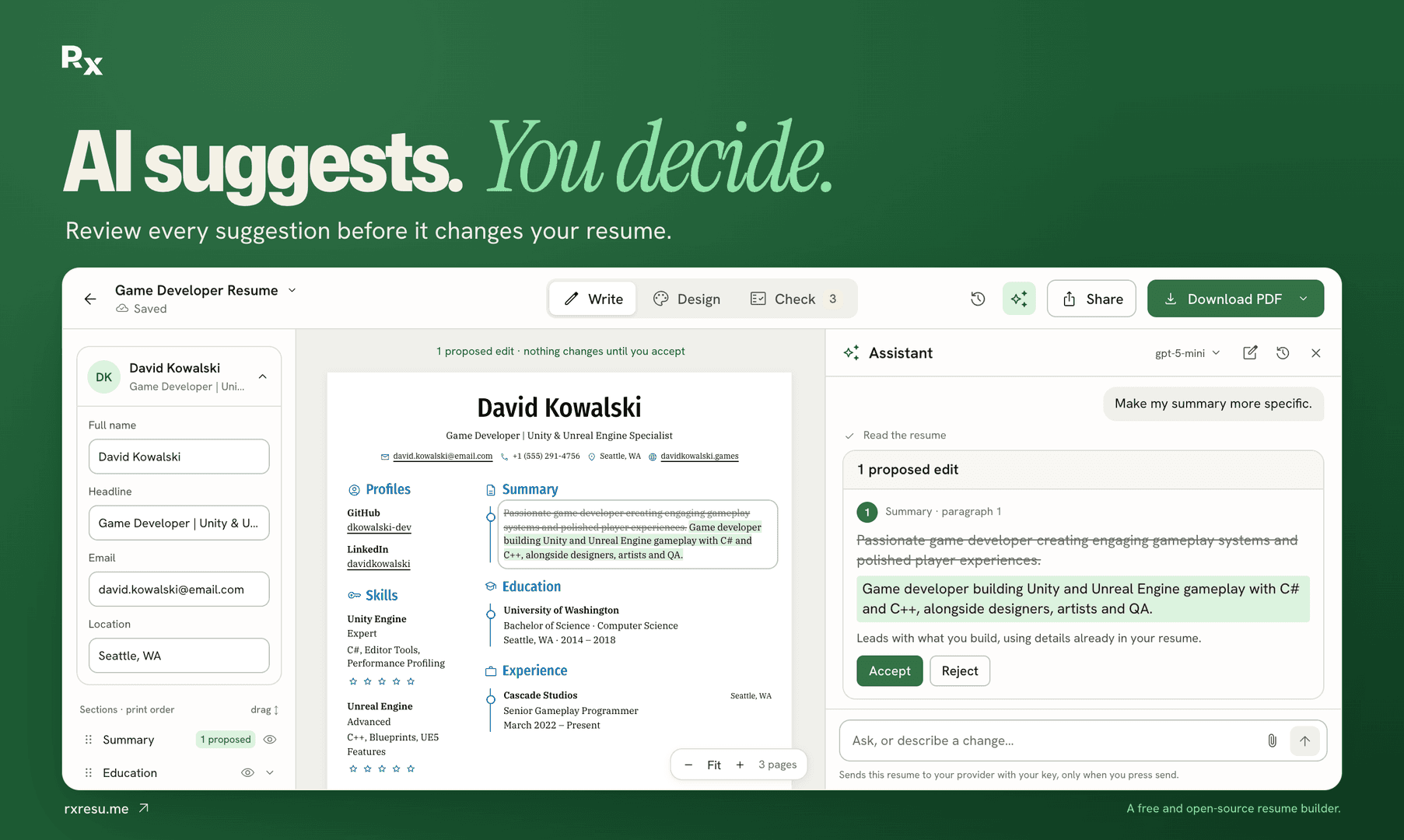 Reactive Resume image 4