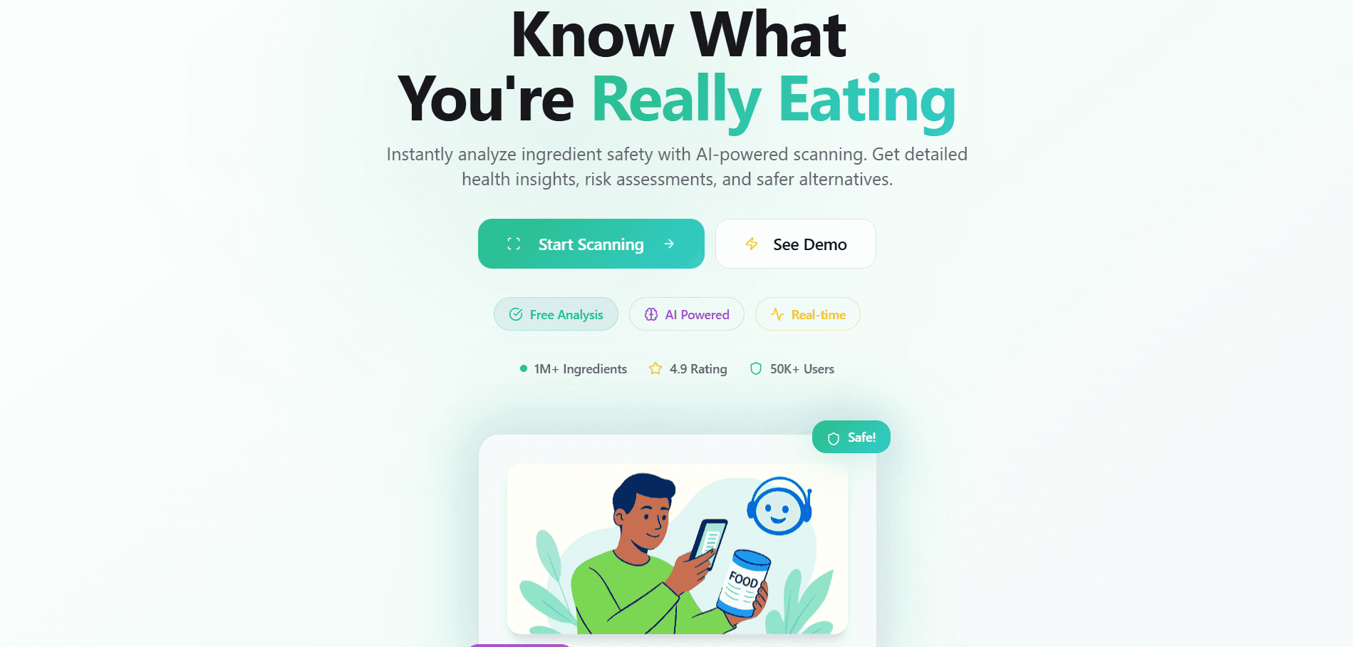 SafeSense AI - Ingredient Safety Analyzer