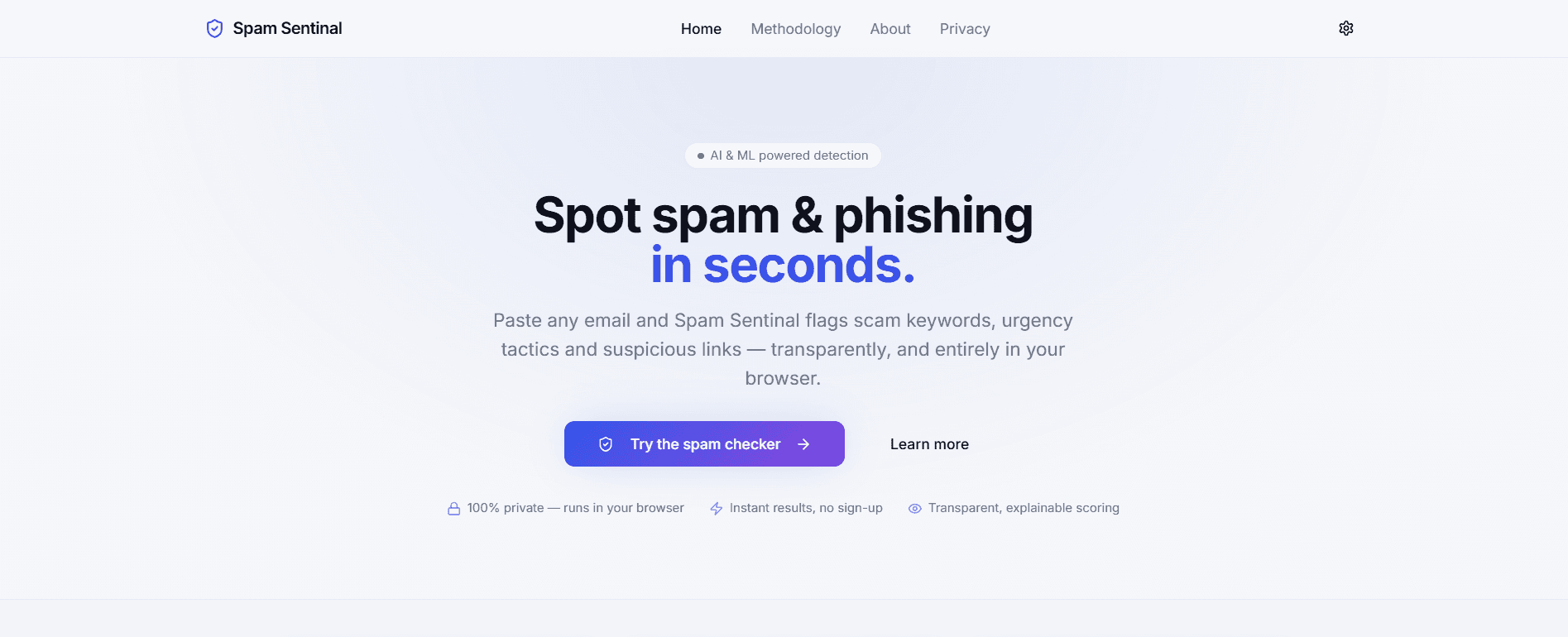 Spam Sentinal