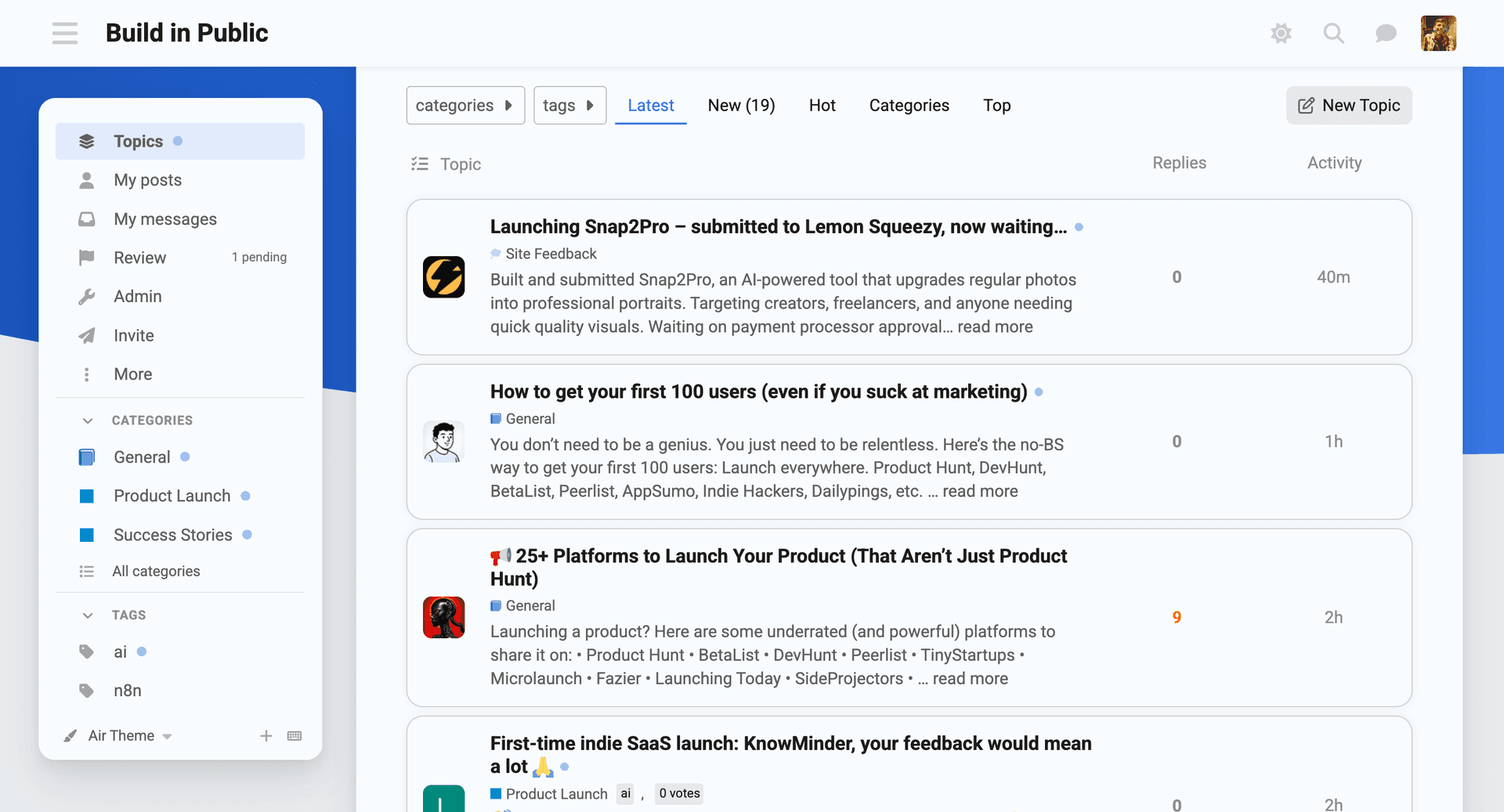 Build in Public image 1