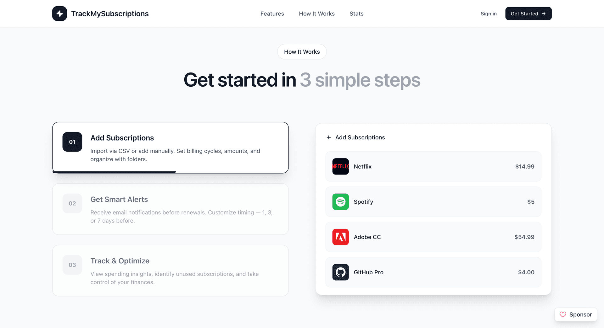 TrackMySubscriptions image 2