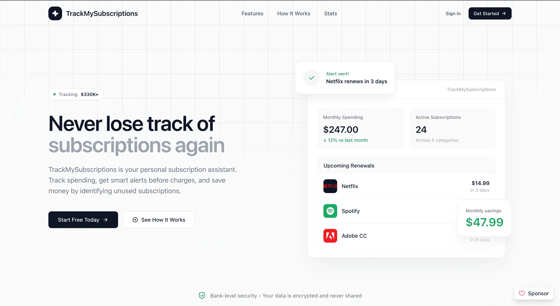 TrackMySubscriptions image 1