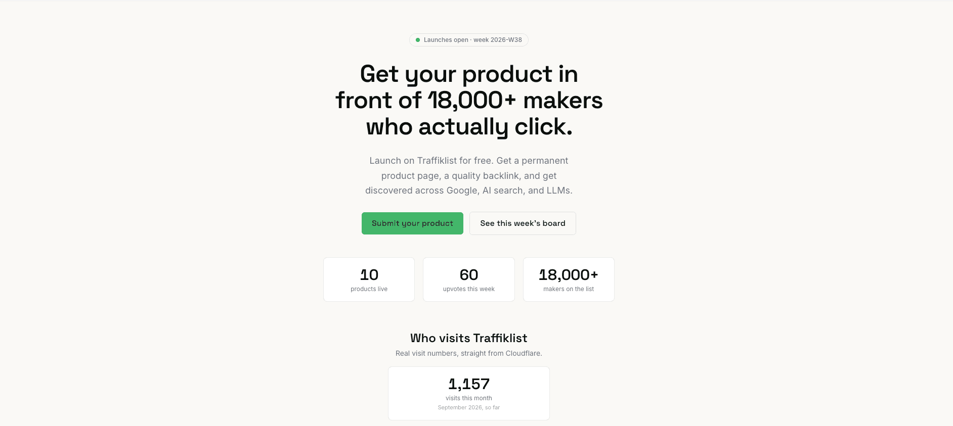 Traffiklist image 1