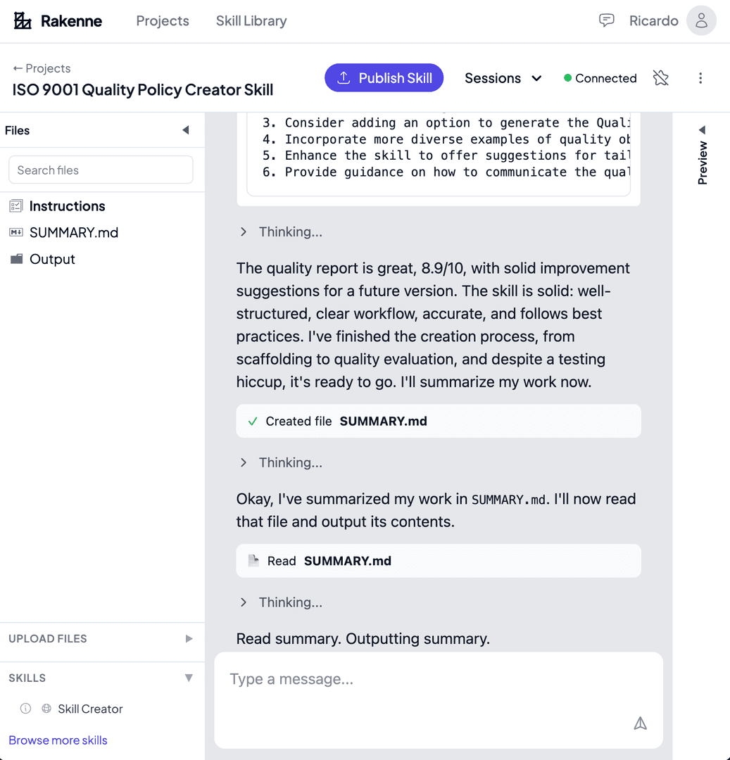 Rakenne — AI-Powered Document Workflows screenshot 2