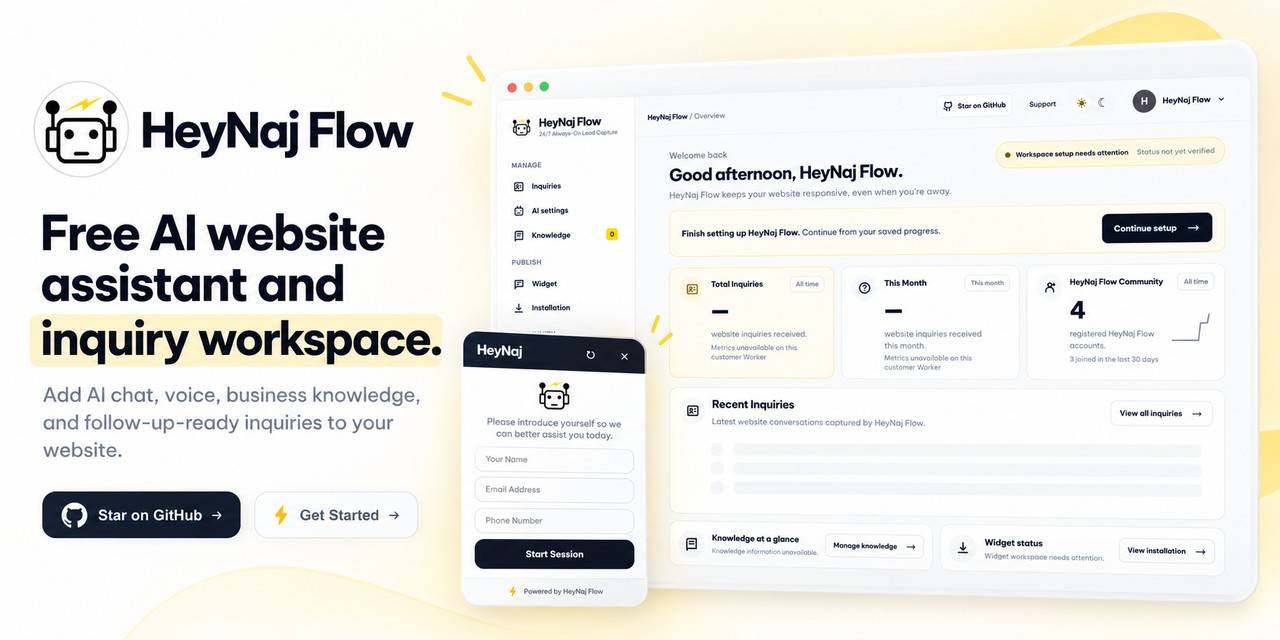 HeyNaj Flow - Premium AI Lead-Capture System image 2