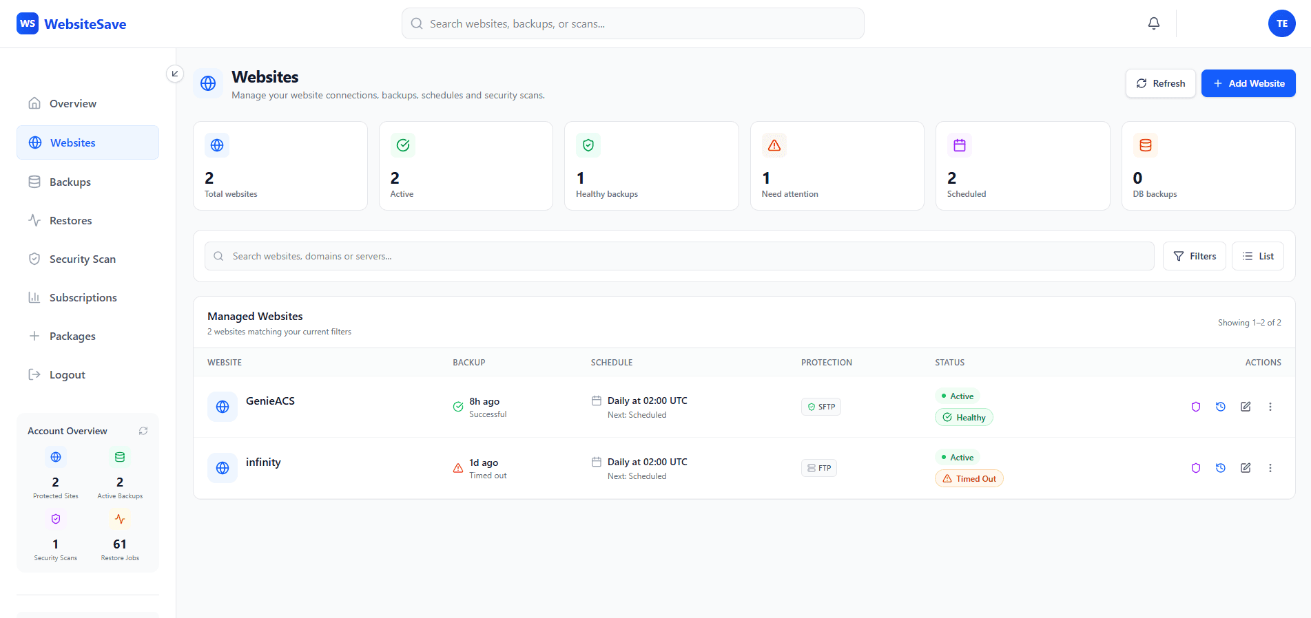 Automatic Backups, Security Scans image 4