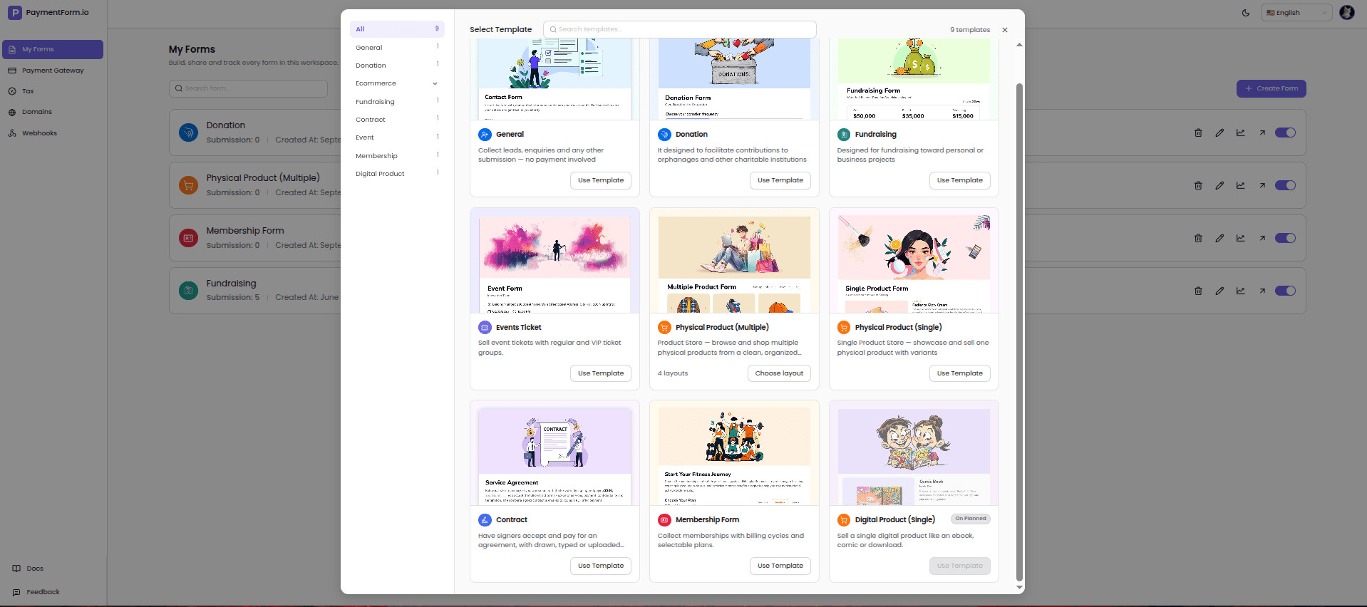 PaymentForm.io – Create Payment Forms image 1