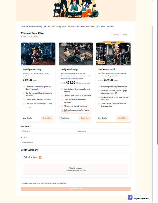 PaymentForm.io – Create Payment Forms image 3