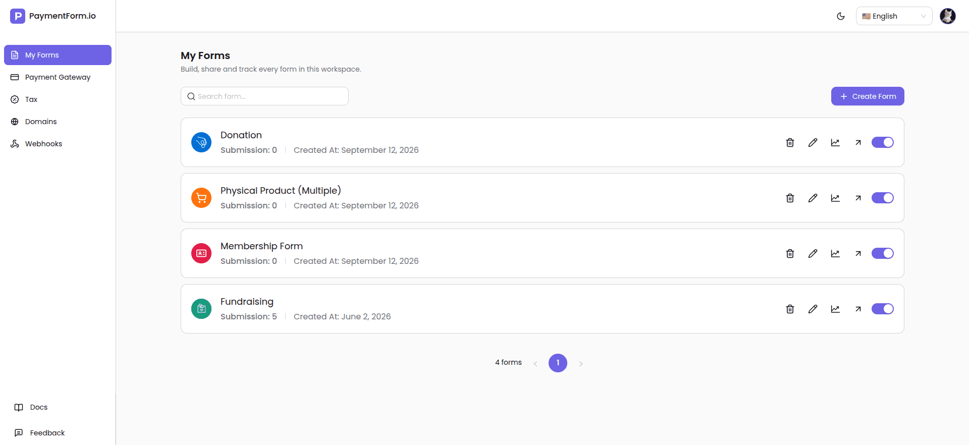 PaymentForm.io – Create Payment Forms image 2