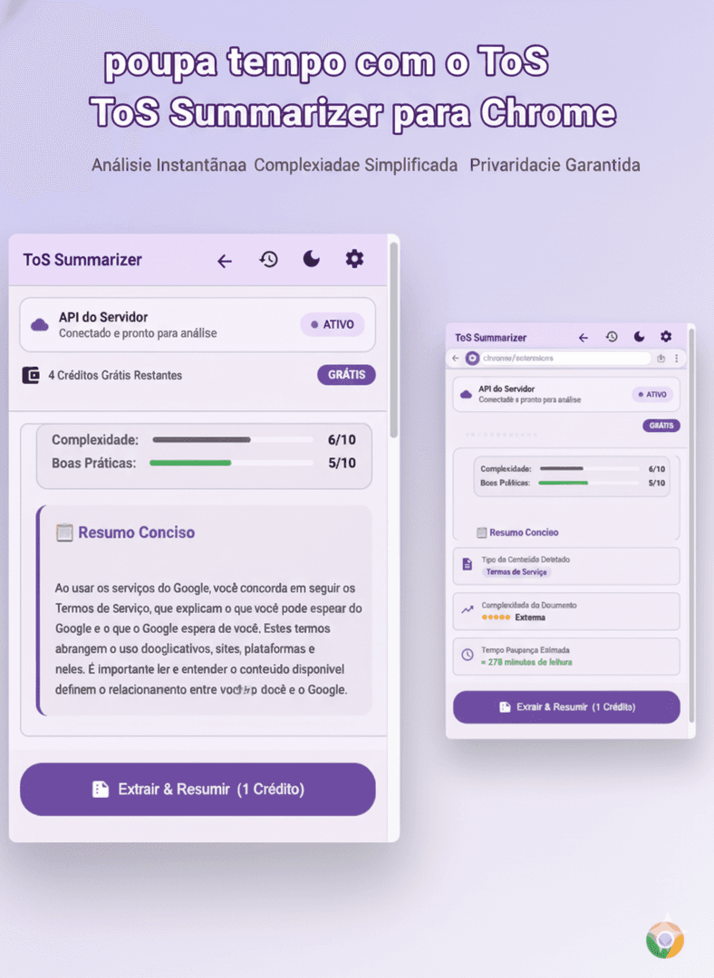 ToS & Privacy Summarizer image 2