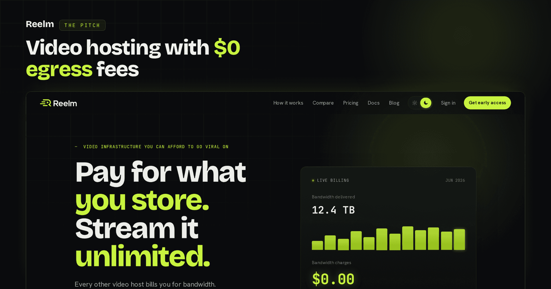 Reelm: video hosting with $0 egress fees image 2