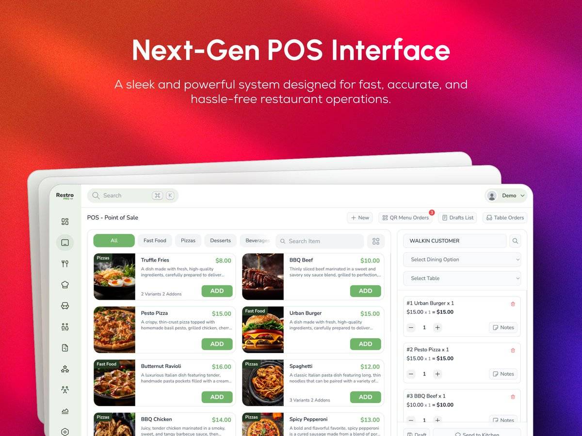 RestroPro Saas - POS Software image 2