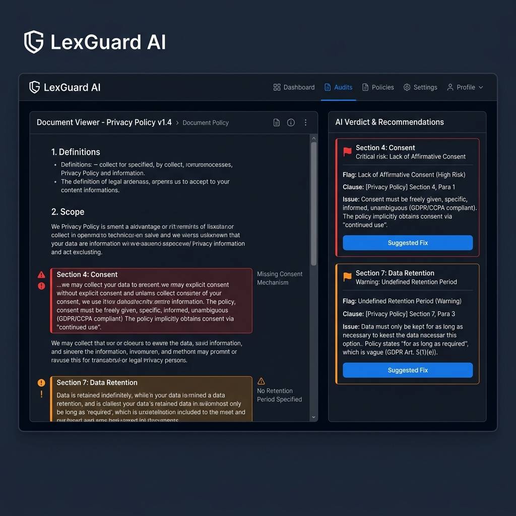 LexGuard AI — Enterprise DPDP Compliance SaaS image 4