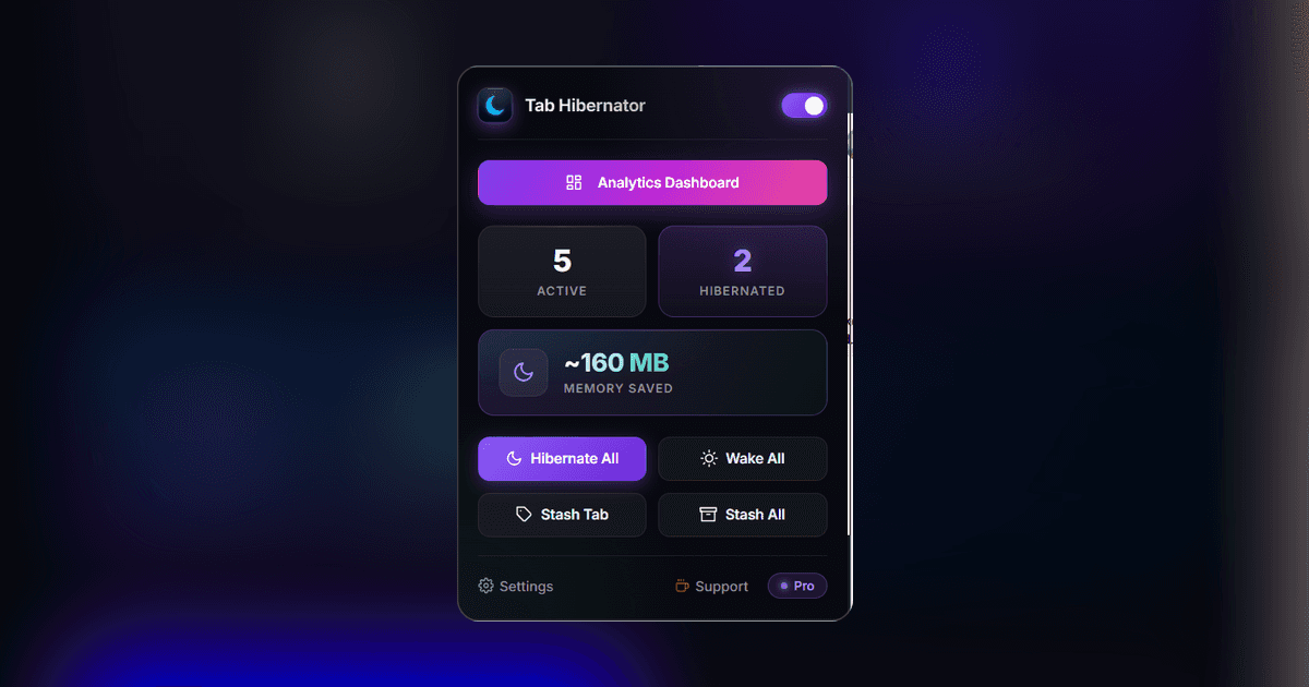 Tab Hibernator Pro image 1