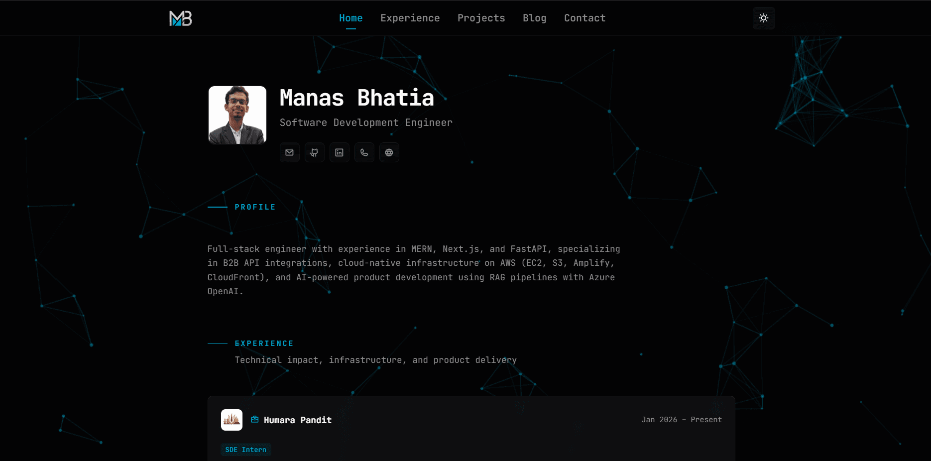 Manas Bhatia's Portfolio image 1