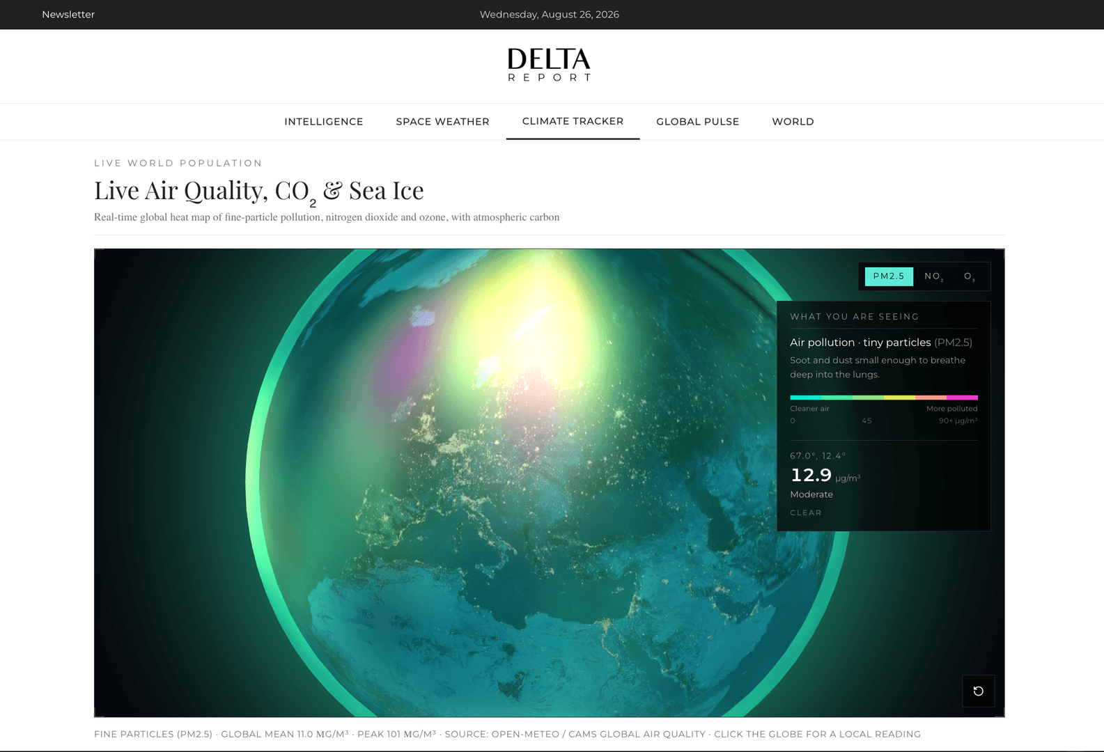 Delta Report | Free 3D satellite space track image 1