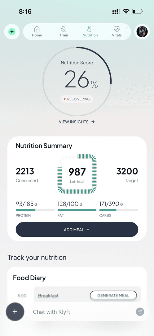 Klyft — One health score from every wearable image 3