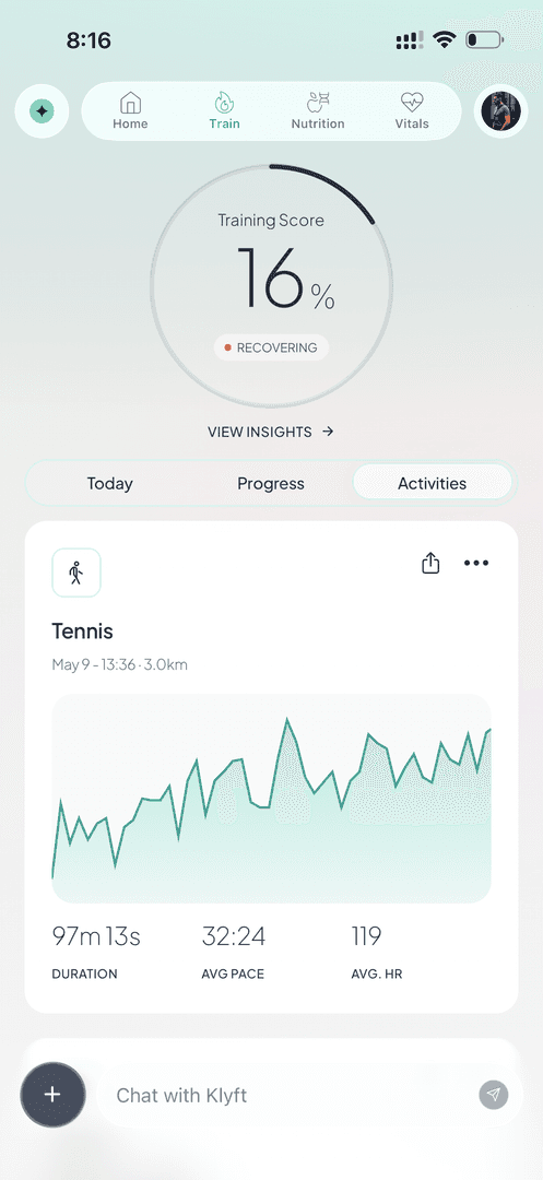 Klyft — One health score from every wearable image 2