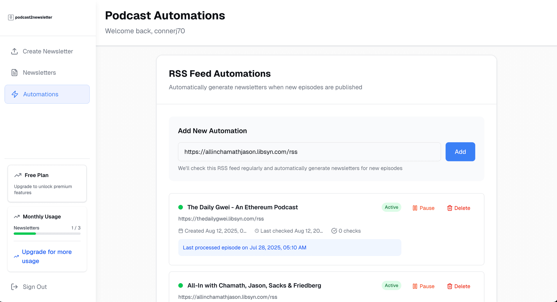 Podcast To Newsletter image 5