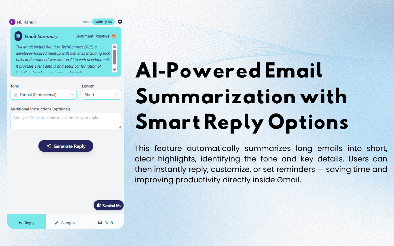 Replybox – AI Email Reply for Gmail & Outlook image 3