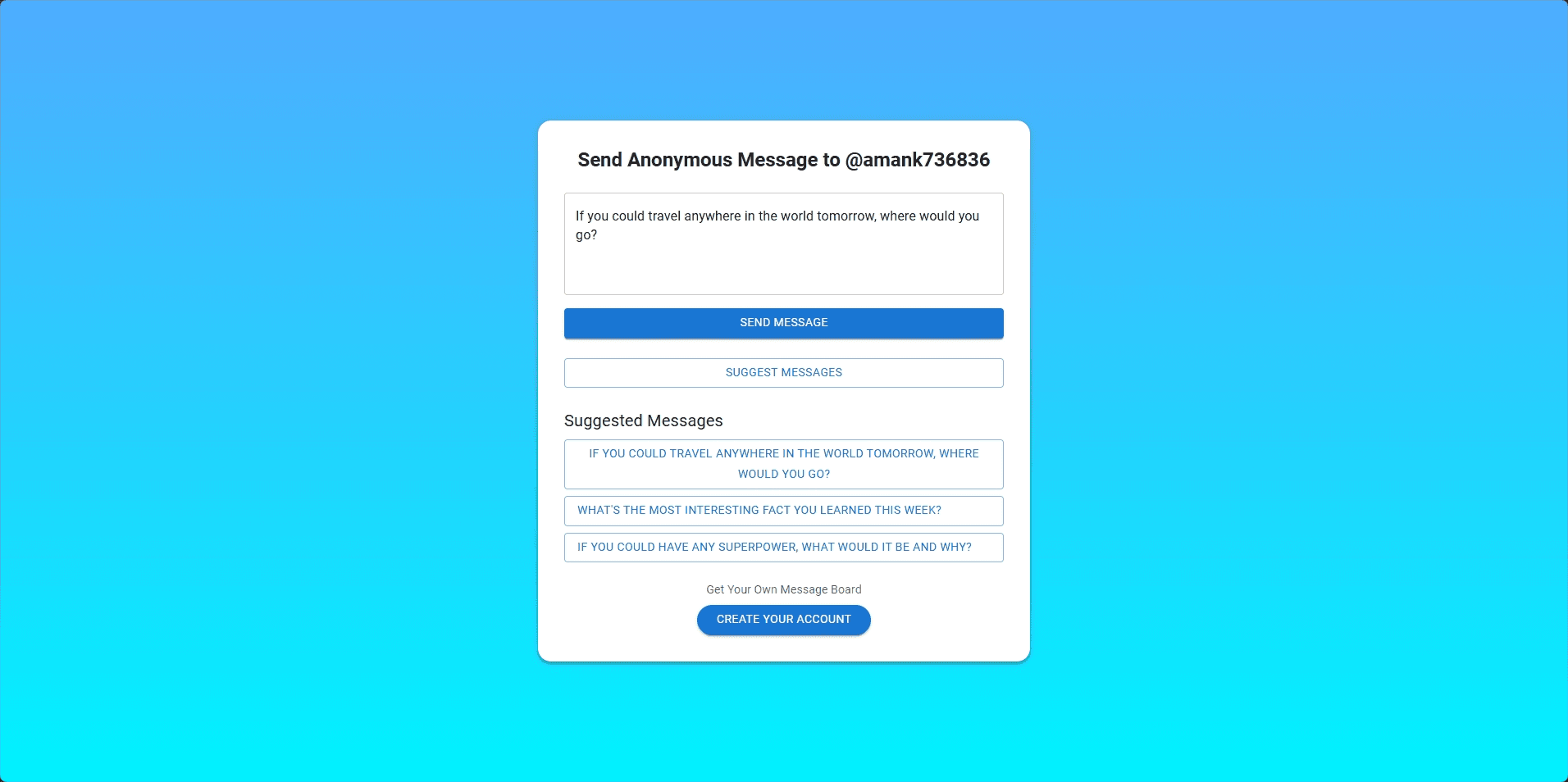 Chat Champ: Real‑Time Anonymous Messaging App image 2