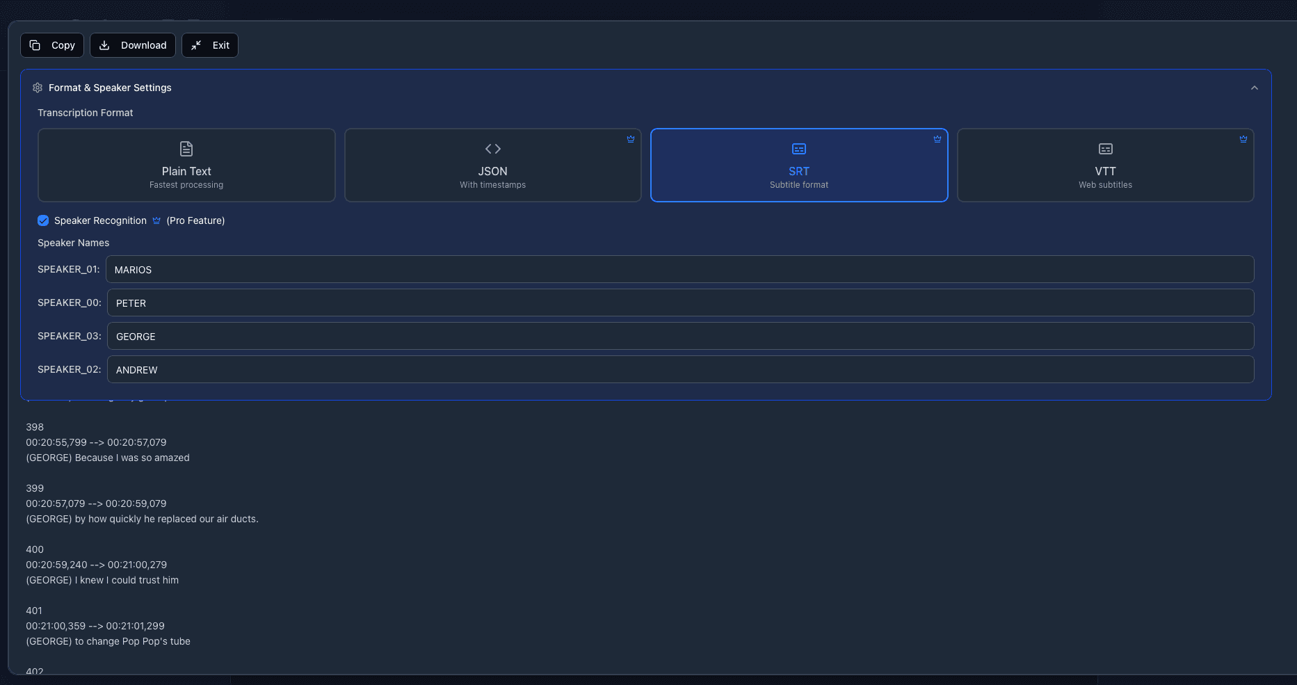 PodcastsToText image 4