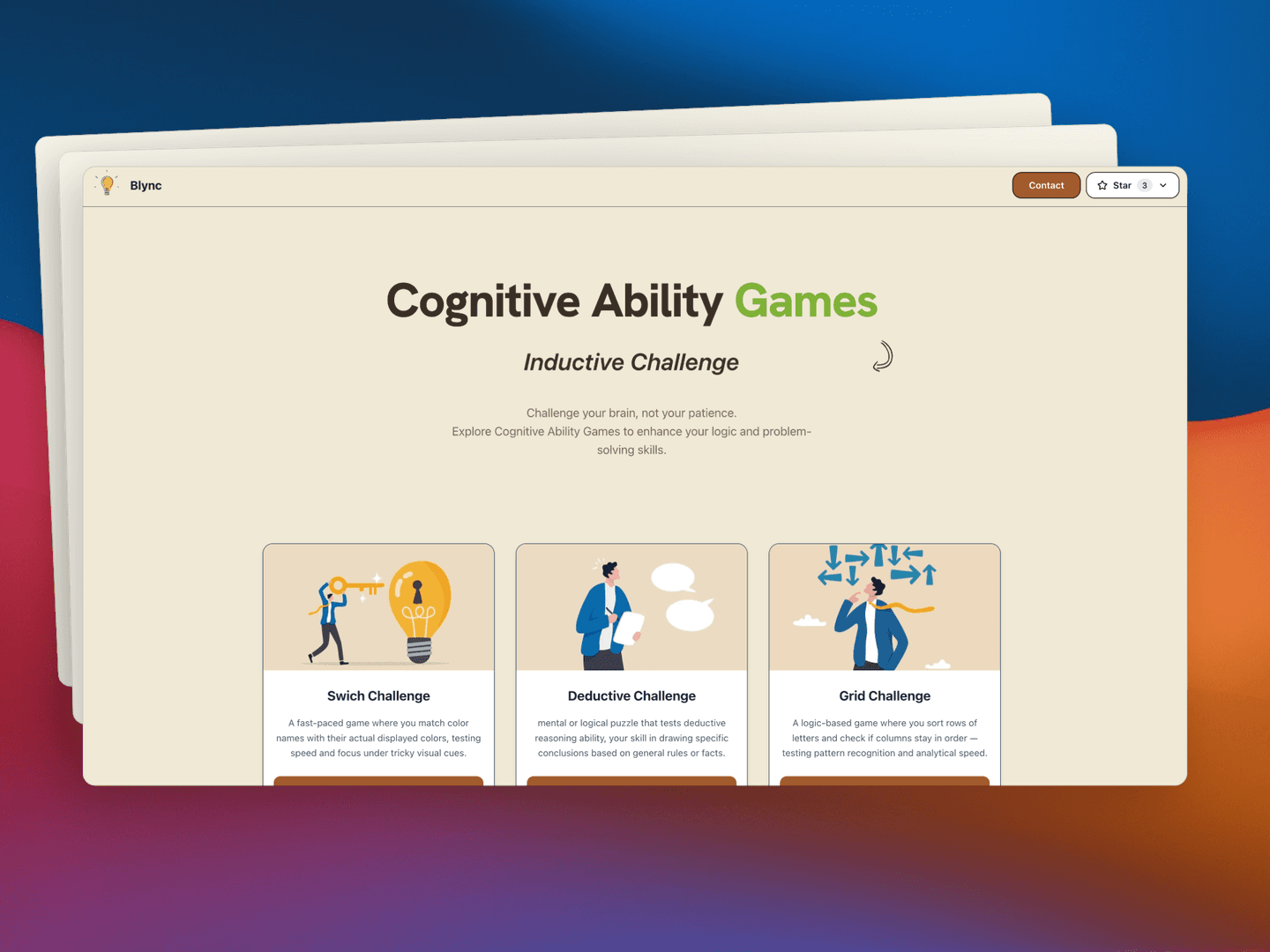 Cognitive games image 1
