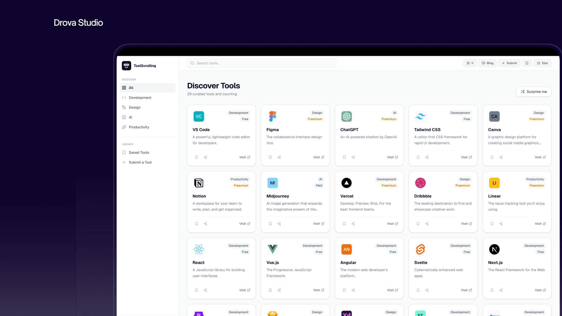 ToolScrolling - Discover Dev & UI Tools image 1