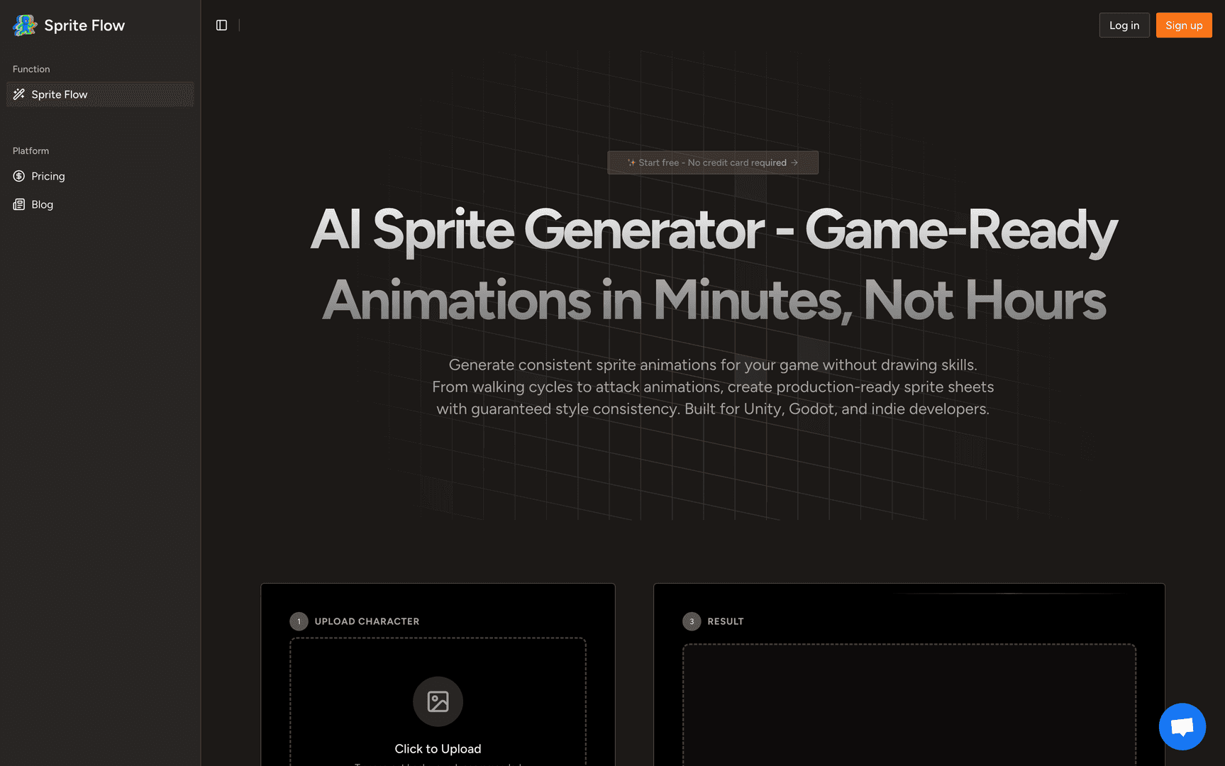AI Sprite Generator |  SpriteFlow screenshot 1