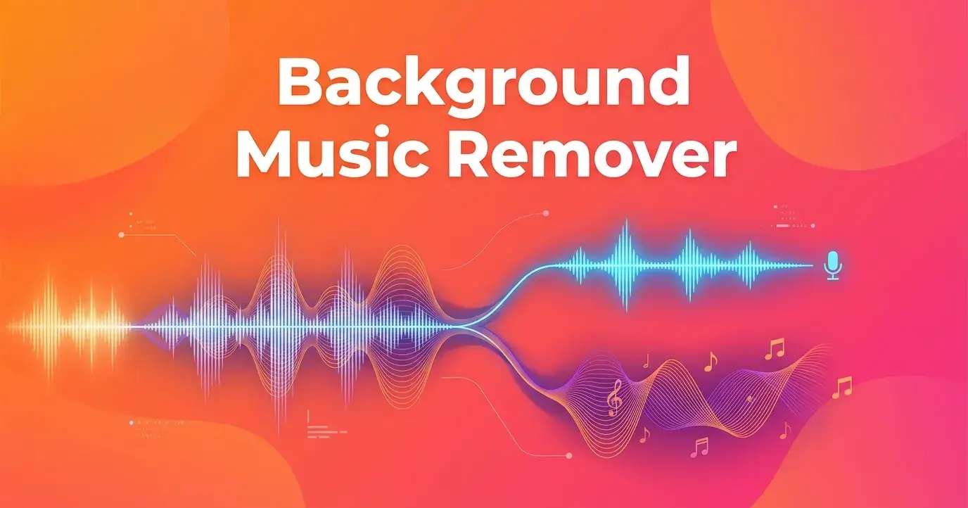 How to Remove Background Music from a Video | Free Online Tool for Clearer Voice & Accurate Transcriptions
