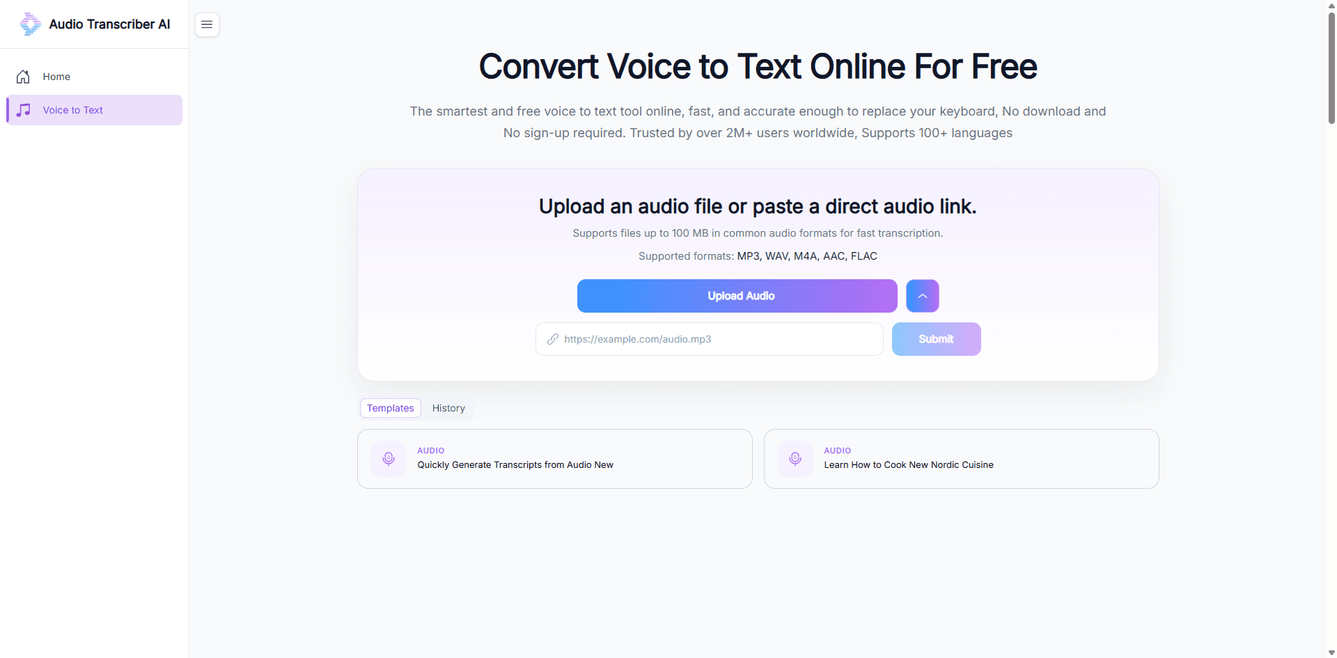 Audio Transcriber AI image 1