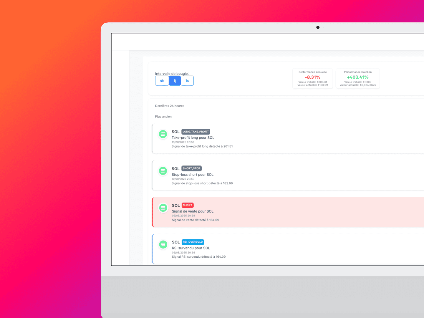 Coinlion : crypto alert indicator image 2