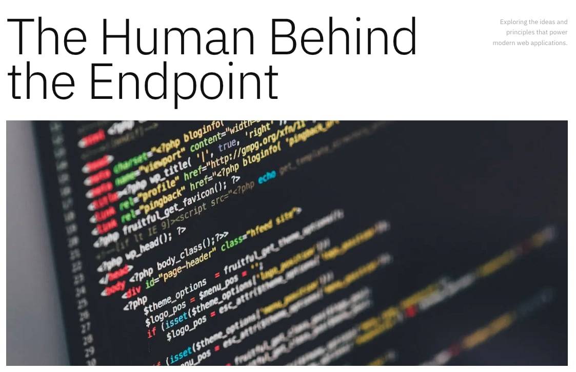 The Human Behind the Endpoint image 1