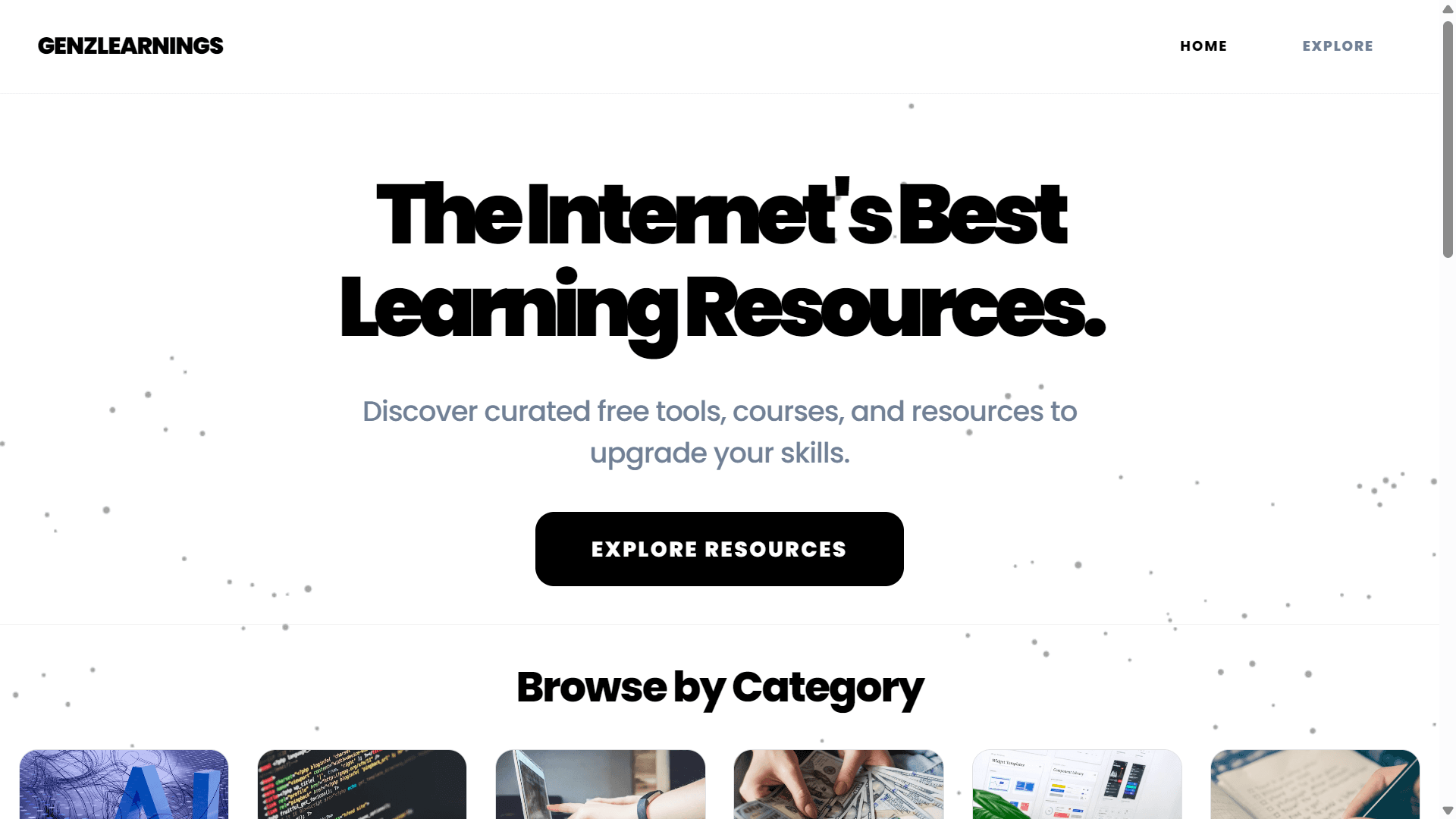 GenZLearnings – Curated Learning Hub image 1